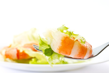 salad with shrimp
