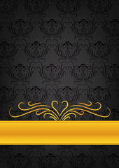 Siyah motifli kutlama kağıdı