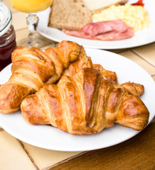 fresh croissant