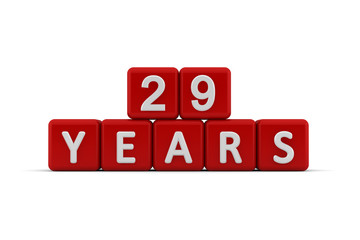Red letter cubes 29 years