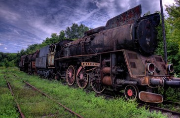 Fototapeta na wymiar lokomotywa