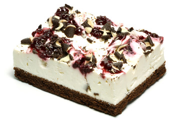 Stracciatella Kirschkuchen