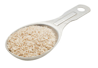 spoon of psyllium seed husks