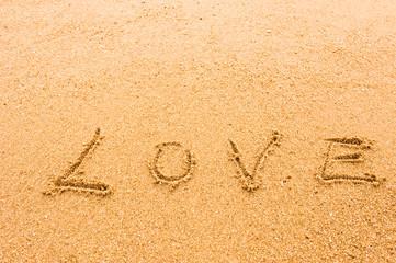 love on sand