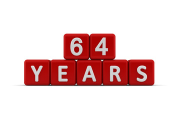 Red letter cubes 64 years