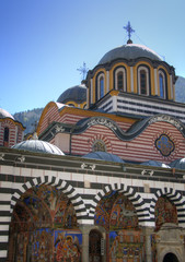 Fototapeta na wymiar Rila Monastery in Bulgaria