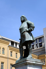Halle - Saale Hallmarkt Händelstatue