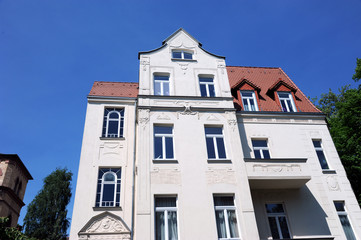 Fototapeta na wymiar Halle Saale Gründerzeithaus