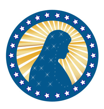 Our Lady of Fatima Virgen Mary seal