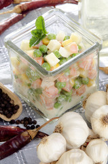 fresh home made french salad