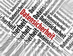 Fototapeta premium Datensicherheit