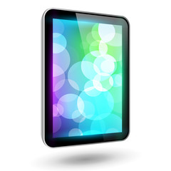 Fictitious touch tablet 6, vertical variant