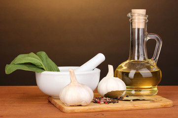 Set of ingredients and spice for cooking