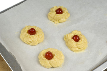 biscotti da te - tea biscuits - preparation