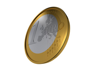 pi&egrave;ce de un euro 2