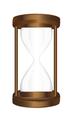 blank hourglass