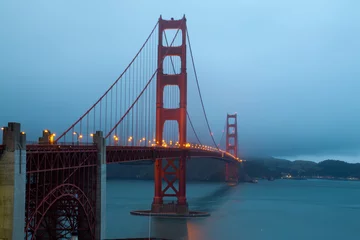 Fotobehang サンフランシスコ　ゴールデンゲートブリッジ © abesan