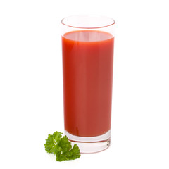tomato juice glass