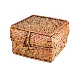 Wicker Box on white