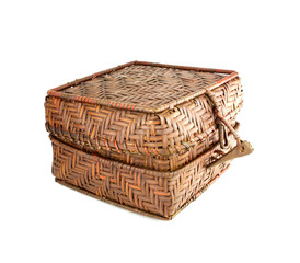 Wicker Box on white