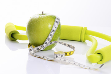 apple, fitness and nutrition spirit