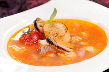 Seafood soup
