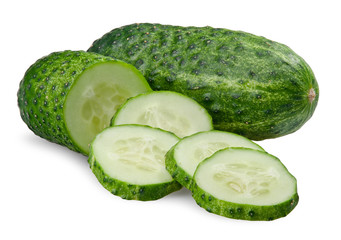Cucumber and slices