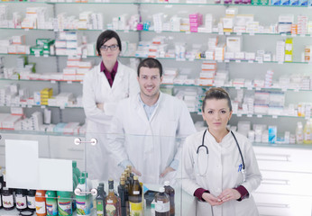 pharmacy drugstore people team
