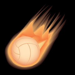 volleyball-fire