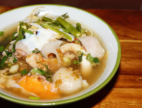 Fish Thai noodles