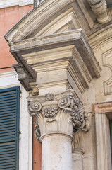 Bishop's palace. Ferrara. Emilia-Romagna. Italy.