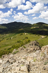 colli piacentini visti dall'alto