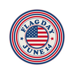 Flag Day stamp