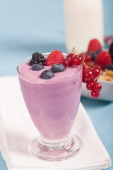 Yogurt with berries