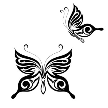 Butterfly tattoo style