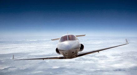 Airplane flying