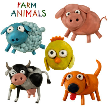 Cute Farm Animals Collection