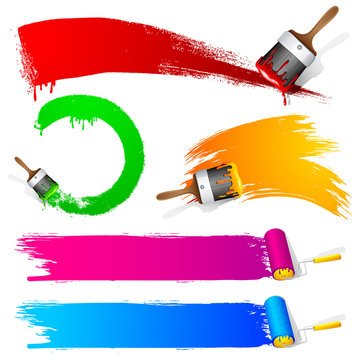 Paint Brush Stroke