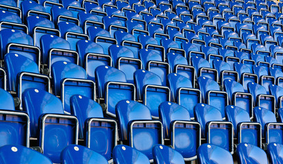 Naklejka premium seats on stadium
