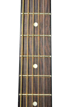 Guitar on white background