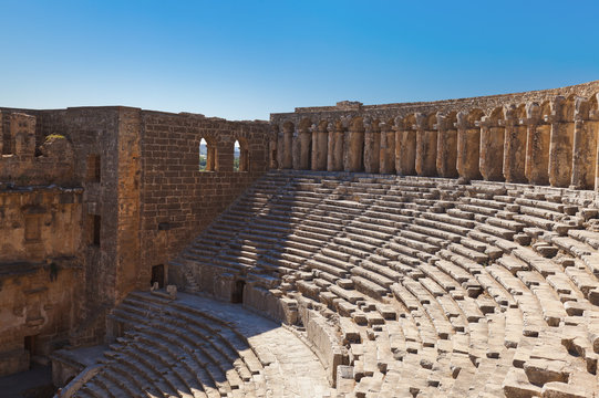 Old amphitheater Aspendos in Antalya