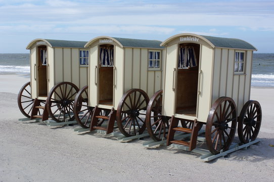 Badewagen auf Norderney