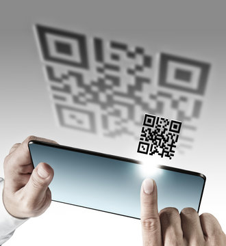 Tablet Computer With Qr Code Scan