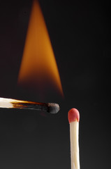 One match is going to burn another.