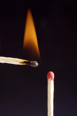 One match is going to burn another.