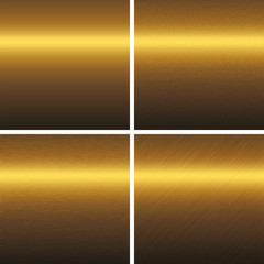 gold metal texture collection