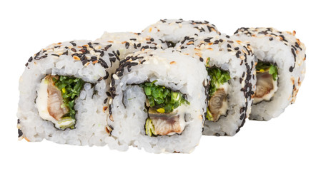 Japanese traditional Cuisine - Maki Roll with Nori , Cream Chees