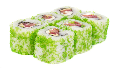 Tobiko Spicy Maki Sushi - Hot Roll with various type of Tobiko (