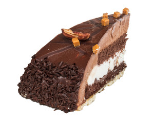 Piece of chocolate cake