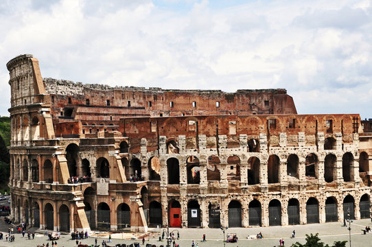 Roma: Colosseo dal colle Palatino